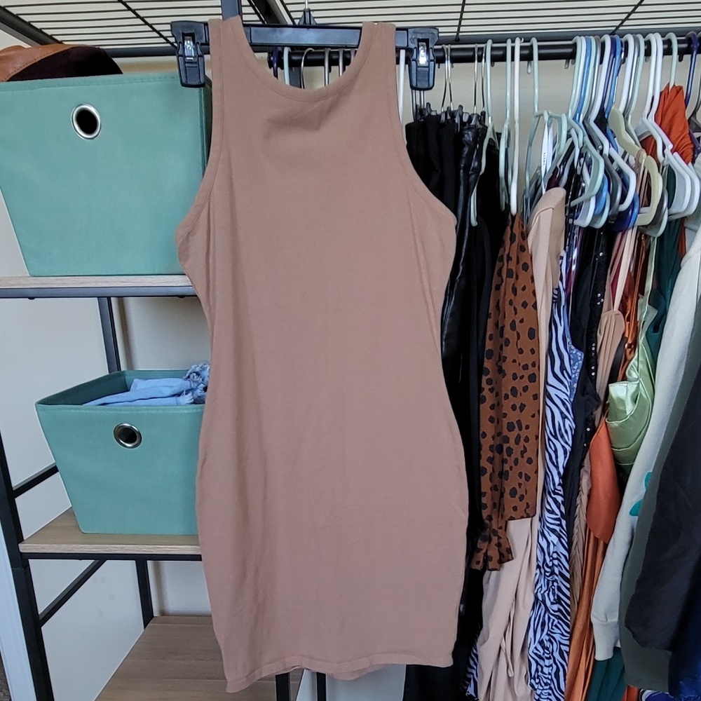 WILD FABLE Tan Mini Dress